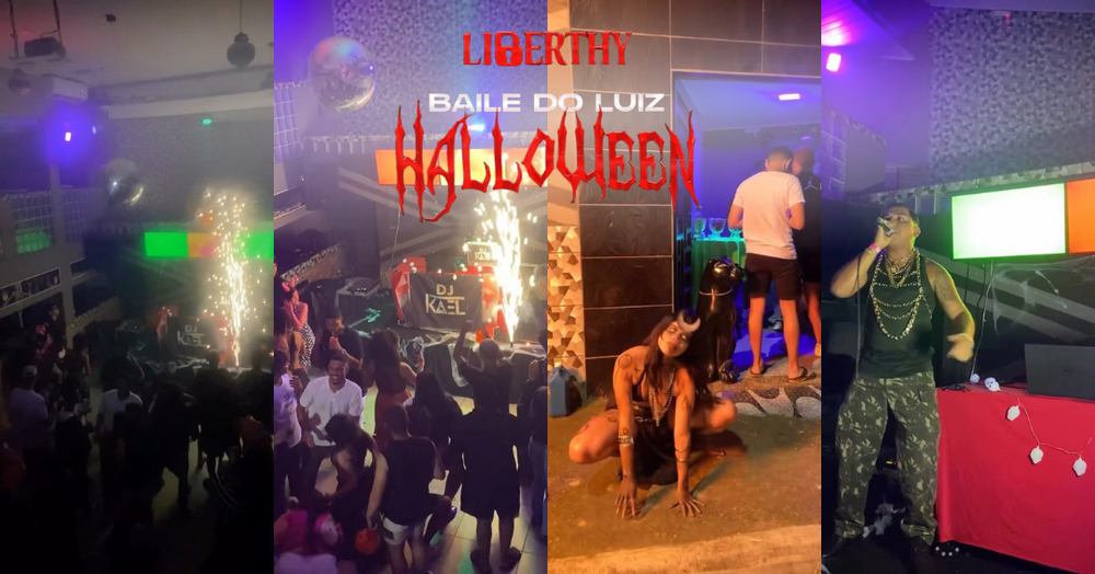 Baile do Luiz - Edição Halloween - movimentou o fim de semana na Baixada Fluminense