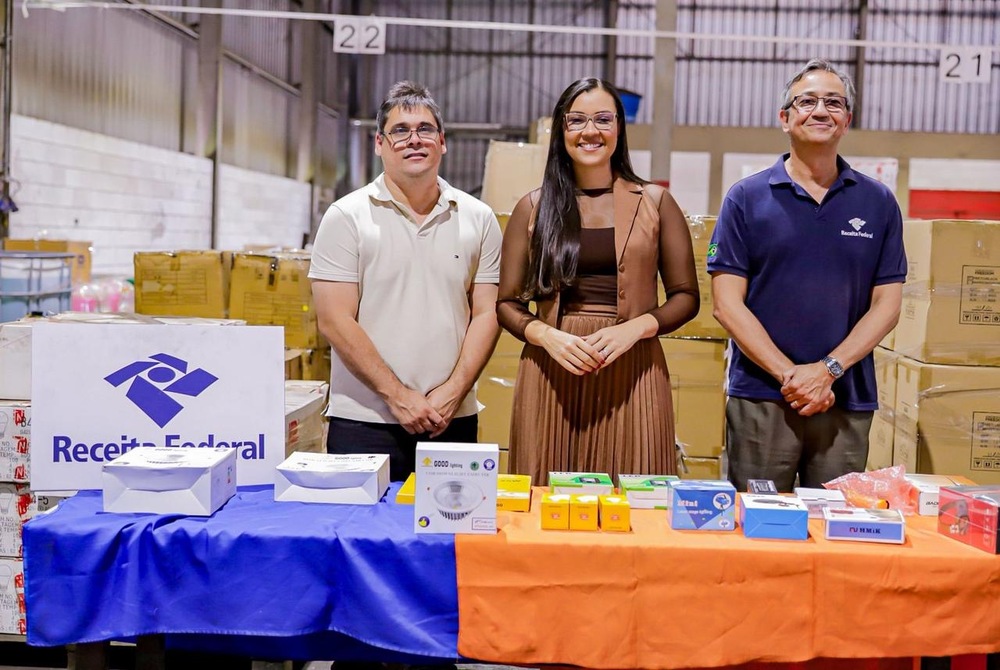 Alfândega do Porto de Itaguaí doa quase  R$ 2,8 milhões em mercadorias à Prefeitura de Seropédica