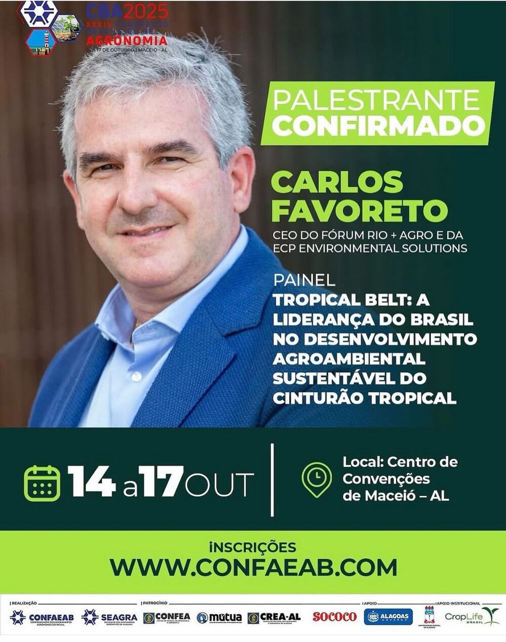 CEO do Fórum Rio+Agro espalha conhecimento pelo Brasil e prepara terreno para COP30 em Belém