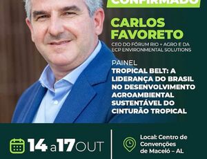 CEO do Fórum Rio+Agro espalha conhecimento pelo Brasil e prepara terreno para COP30 em Belém