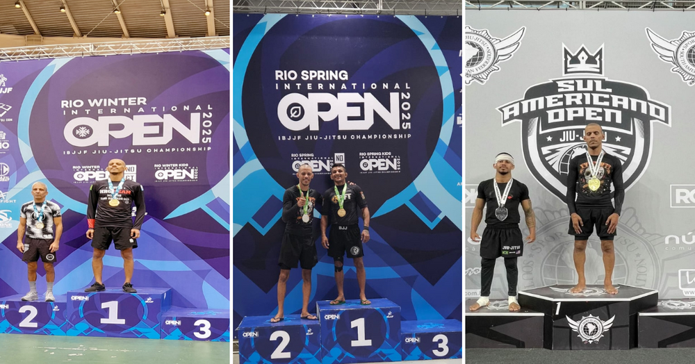 Fabrício Batista volta ao pódio no Rio Spring International Open da IBJJF