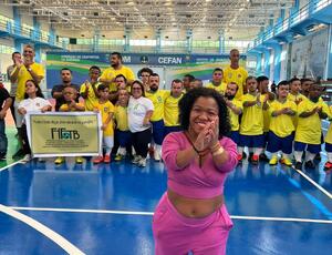 Jogo pela Inclusão reúne Seleção Brasileira de Nanismo e estudantes em Niterói