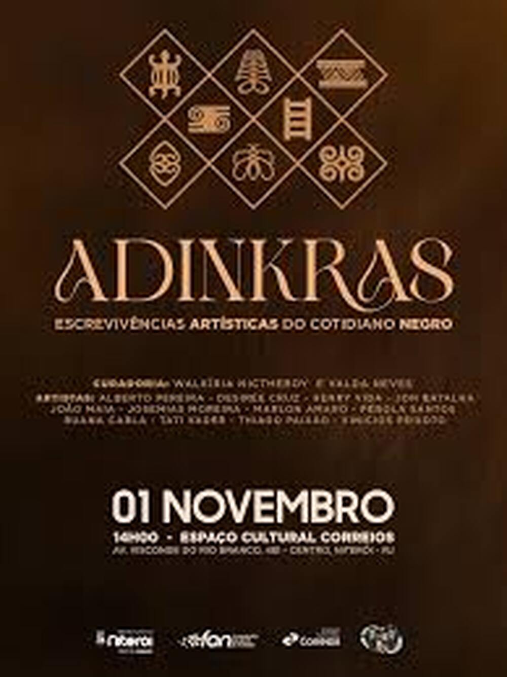 'Adinkras' abre o Novembro Negro de Niterói com arte, cor e voz