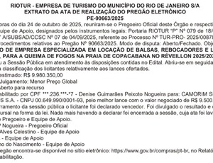 Riotur contrata 19 balsas para a queima de fogos no réveillon de Copacabana; só as embarcações sairão por R$ 9,5 milhões