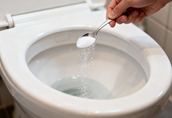 Por que colocar sal no vaso sanitário à noite antes de dormir?