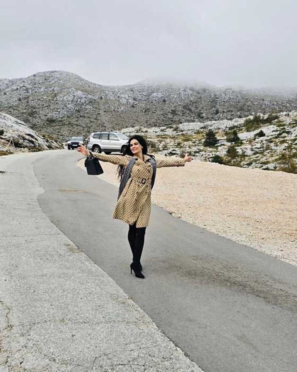 Modelo Priscila Latoia conhece a Croácia