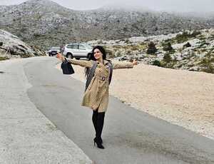 Modelo Priscila Latoia conhece a Croácia