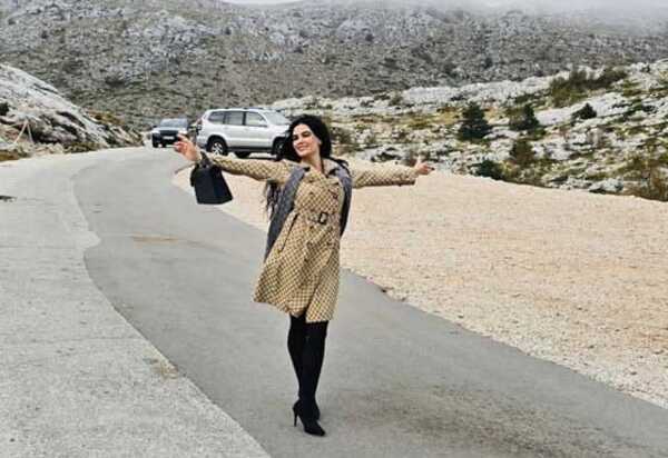 Modelo Priscila Latoia conhece a Croácia