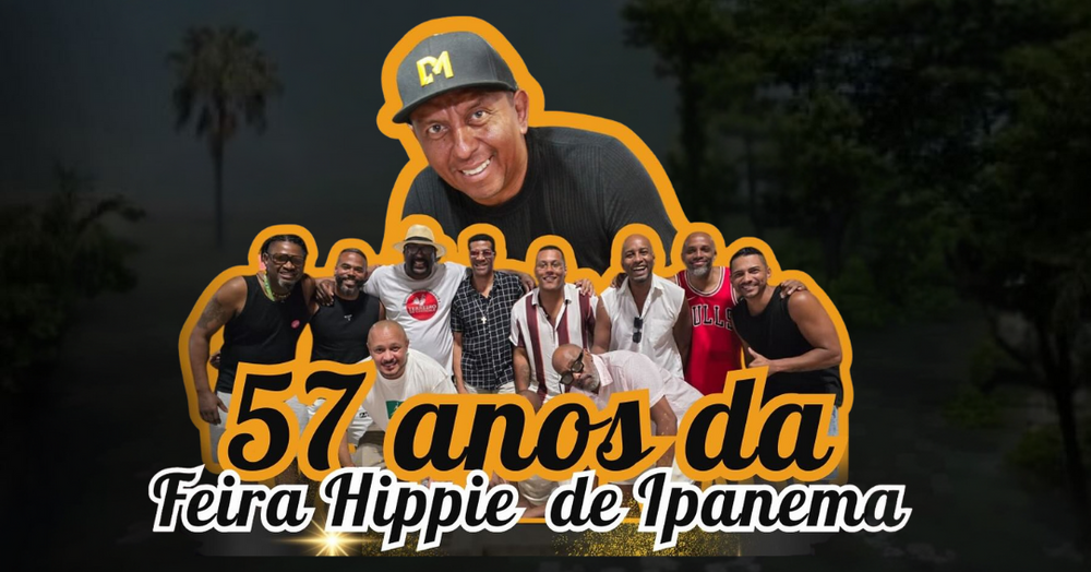 Feira Hippie de Ipanema completa 57 anos com programação especial da Feira Gastronômica  Ziriguidum