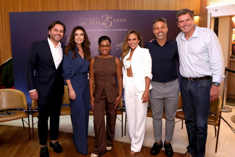 Rebeca Andrade, Diego Ribas, Bruninha Letícia e Buchecha participam do “Painel de 25 anos” sob comando do Dr. Veit e da  Dra. Cynthia VeitCelebrando 25 anos de trajetória