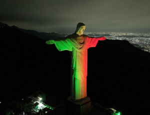 Hoje: Cristo Redentor recebe as cores italianas em homenagem aos 75 anos da CCIE