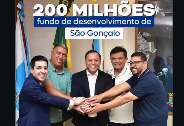 Rodrigo Neves atende pedido de Deputado Federal Dimas Gadelha (PT) e dos vereadores gonçalenses De Jorge Patrício, Juliano Freitas e Isaac Ricaldi e propõe fundo de R$ 200 milhões anuais para ajudar Capitão Nelson (PL) em São Gonçalo