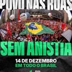 Domingo tem ato em todo o Brasil convocado pelo PT contra a anistia