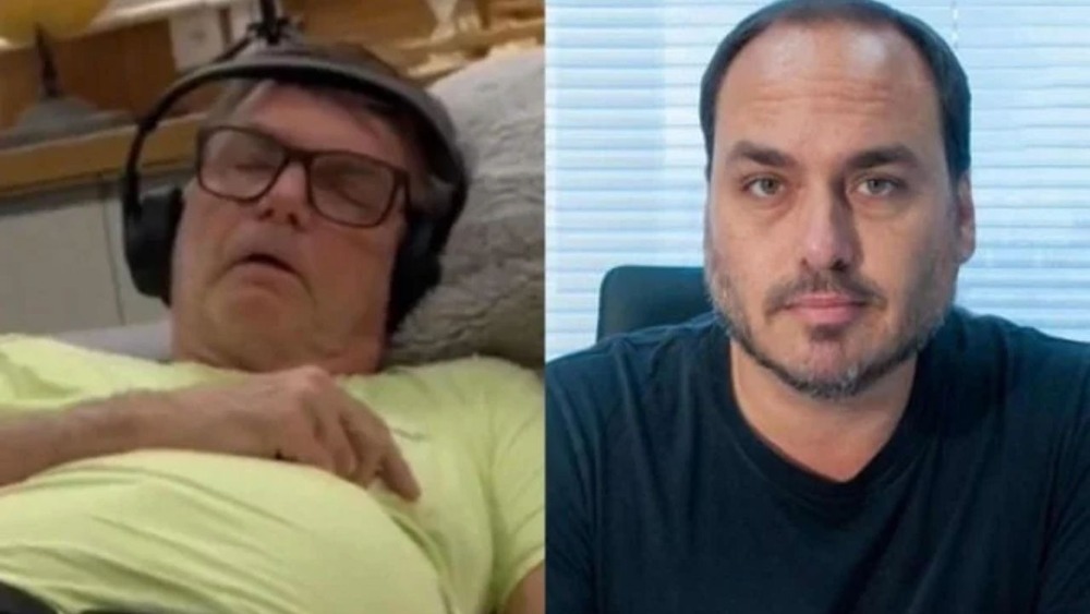 Carlos Bolsonaro divulga vídeo do pai com crise de soluço: “tragédia anunciada”