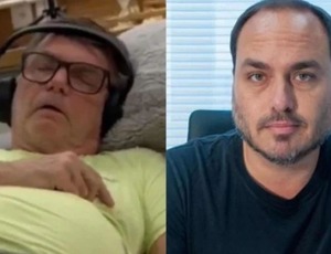 Carlos Bolsonaro divulga vídeo do pai com crise de soluço: “tragédia anunciada”