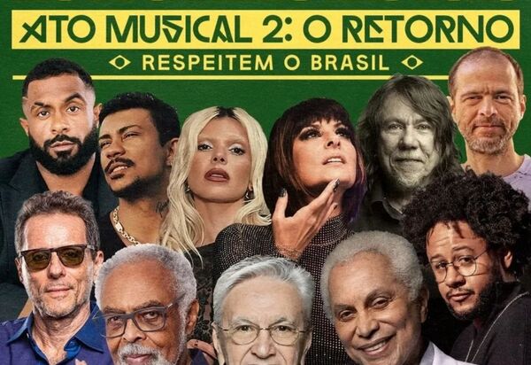 Rio de Janeiro recebe neste sábado o ‘Ato Musical 2: O Retorno’ em Copacabana