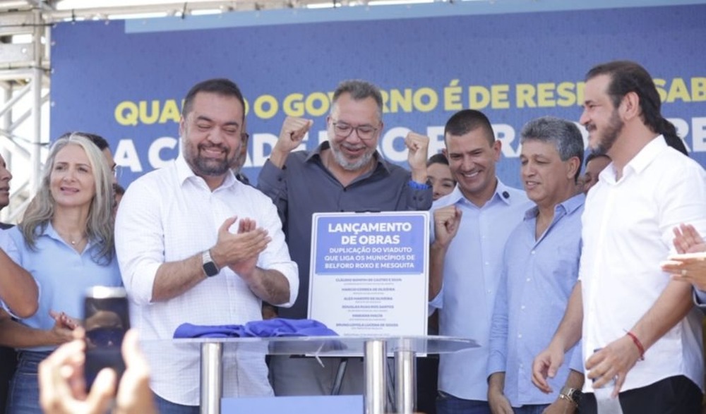 Início das obras de duplicação do viaduto sobre a Dutra, entre Belford Roxo e Mesquita, é assinado por Castro e Canella