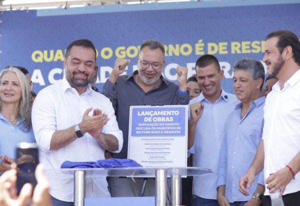 Início das obras de duplicação do viaduto sobre a Dutra, entre Belford Roxo e Mesquita, é assinado por Castro e Canella