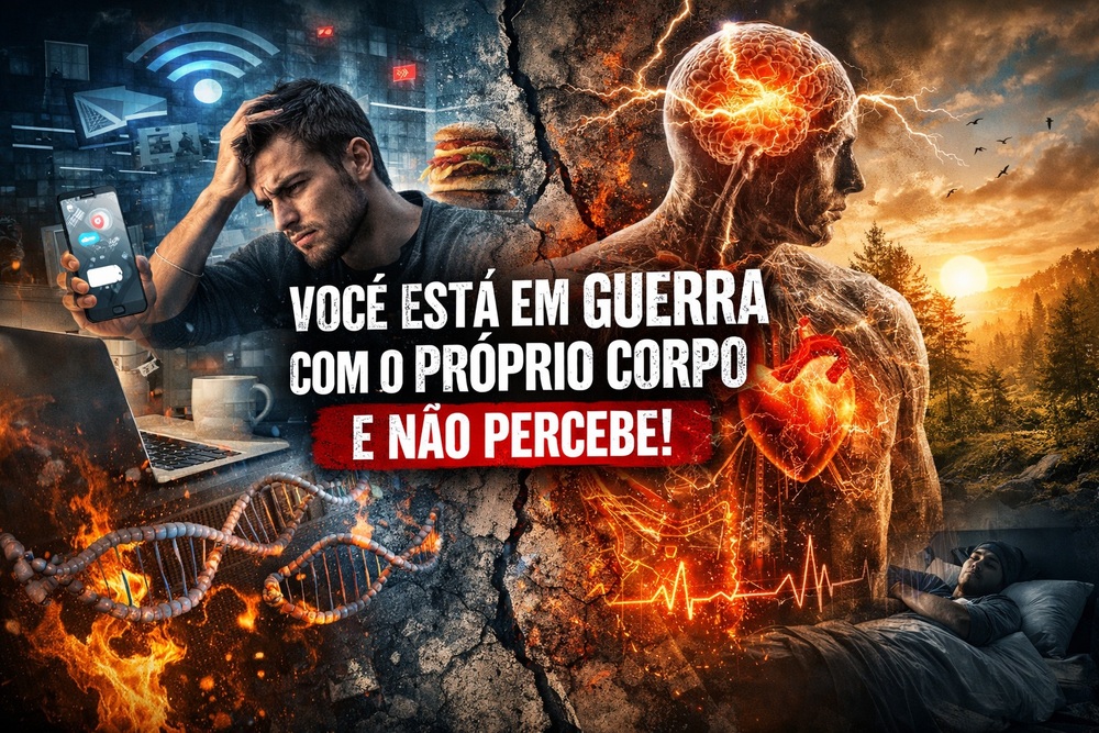 A rotina moderna colocou seu corpo em conflito permanente com a própria biologia