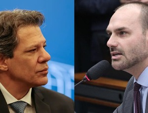 Haddad e Eduardo Bolsonaro lideram disputa pelo Senado em São Paulo