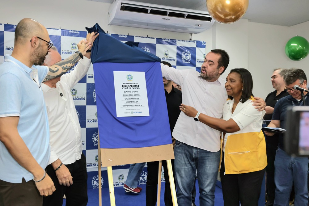 Cláudio Castro inaugura no Méier 15º Restaurante do Povo