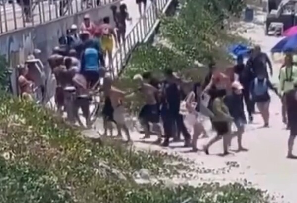 Confusão na Praia do Forte resulta em 15 prisões durante operação policial