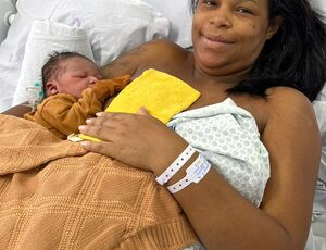 Primeiro bebê do ano na Maternidade Municipal Alzira Reis nasceu de parto cesárea