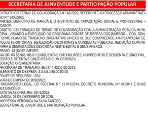 SUSPEITO: Maricá de Quaquá investe R$ 58,9 milhões em ONG goiana para gerir programa de participação cidadã