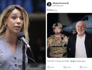 Erika aciona MPF contra Nikolas e Flávio por 'apologia ao golpe'