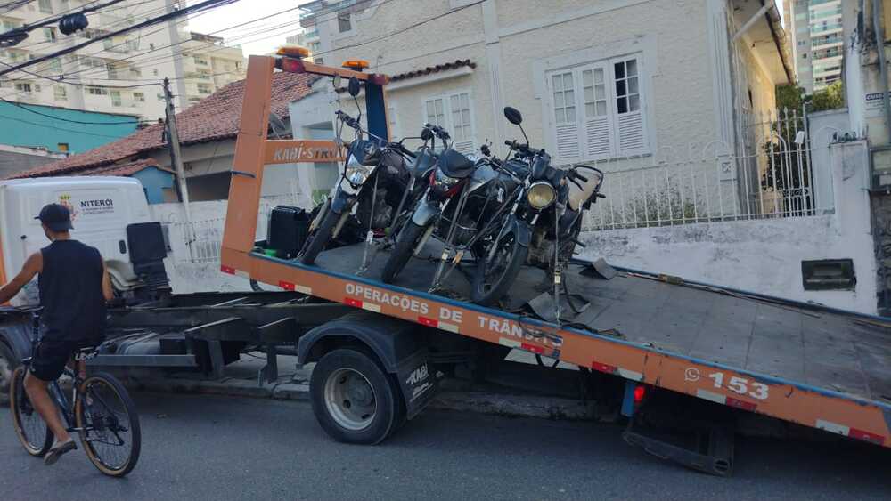 Prefeitura de Niterói realiza primeira ação integrada contra motos barulhentas de 2026