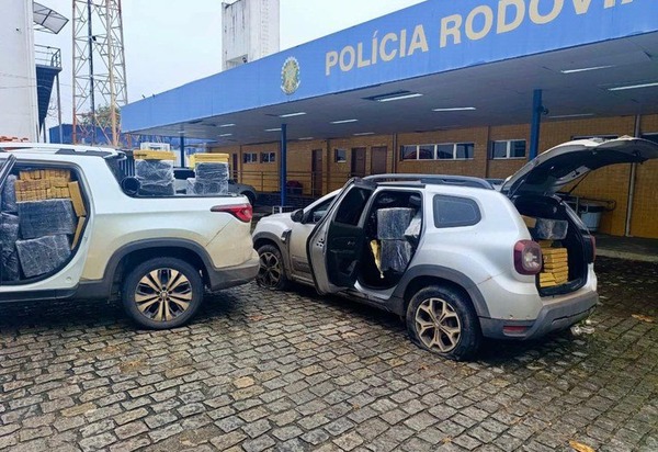PRF e Policia Civil apreendem duas toneladas de maconha avalia em R$ 8 milhões em Duque de Caxias