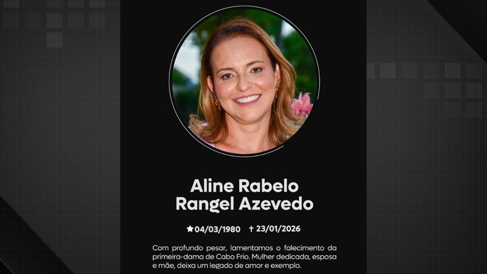 Morre Aline Rabelo, primeira-dama de Cabo Frio