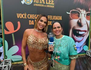 Patrícia Parada estreia como musa da Mocidade realizando sonho de infância no carnaval 2026