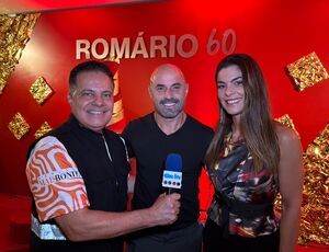 João Diniz e Isabela Bittencourt prestigiam festa de 60 anos de Romário na Barra da Tijuca