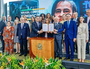 Pacto Nacional contra Feminicídio é luta de toda a sociedade, diz Lula. 'Principalmente dos homens'