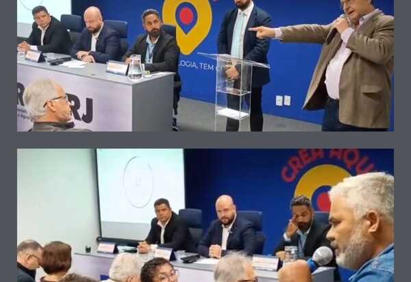 CREA de Niterói, transforma-se em palco político de embate entre o presidente Miguel e o Prefeito Rodrigo Neves. 