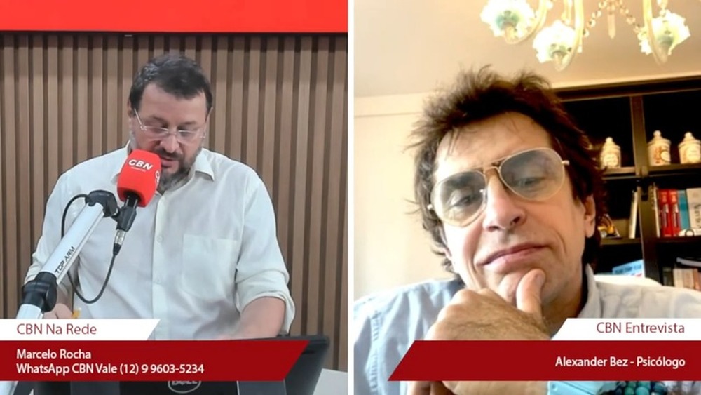 Psicólogo e escritor Alexander Bez analisa raízes psicológicas do feminicídio em entrevista à Rádio CBN Vale