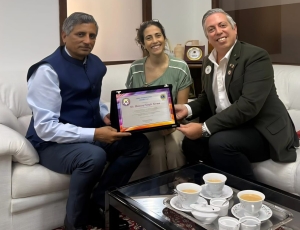 Distrito LC-2 fortalece relações institucionais com o Consulado Geral da Índia em São Paulo