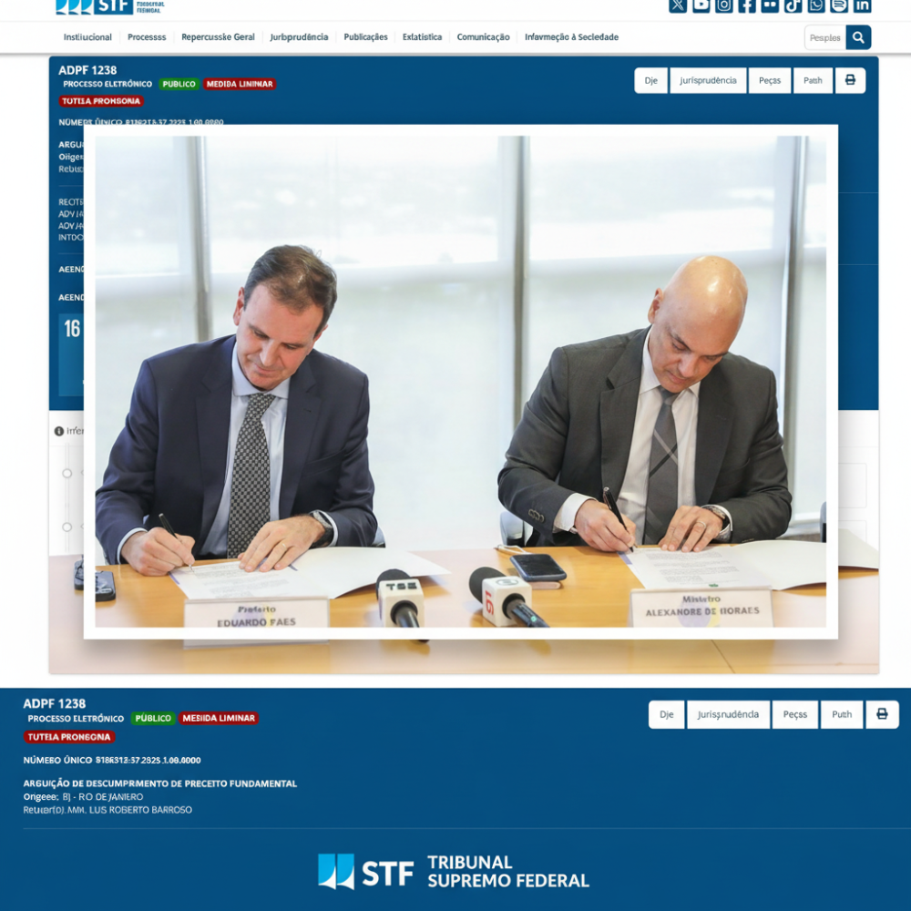 Lei Municipal x Constituição: O Último Capítulo da Batalha pelas Armas da Força Municipal de Paes, está nas mãos  do Ministro Alexandre de Moraes para decisão