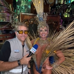 Vanessa Rangeli brilha em estreia como rainha de bateria da Niterói 'Foi só alegria'