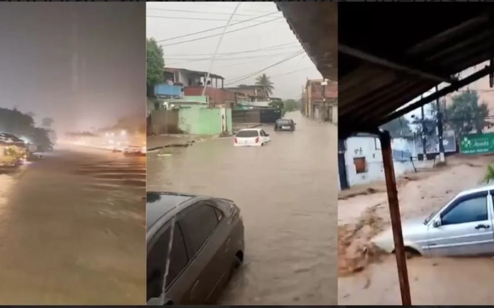 Chuva de 300% acima do normal causa caos em Nova Iguaçu, Angra dos Reis e Paraty