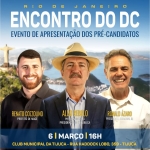DC-RJ apresenta chapa completa em evento com pré-candidato presidencial Aldo Rebelo