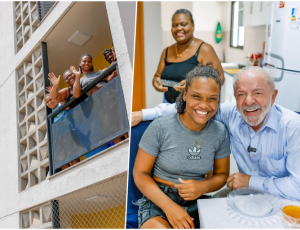 Políticas sociais mudam história de Mariza, revisitada pelo presidente Lula no Rio