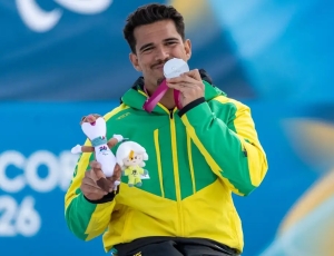 Brasil conquista primeira medalha em Jogos Paralímpicos de Inverno