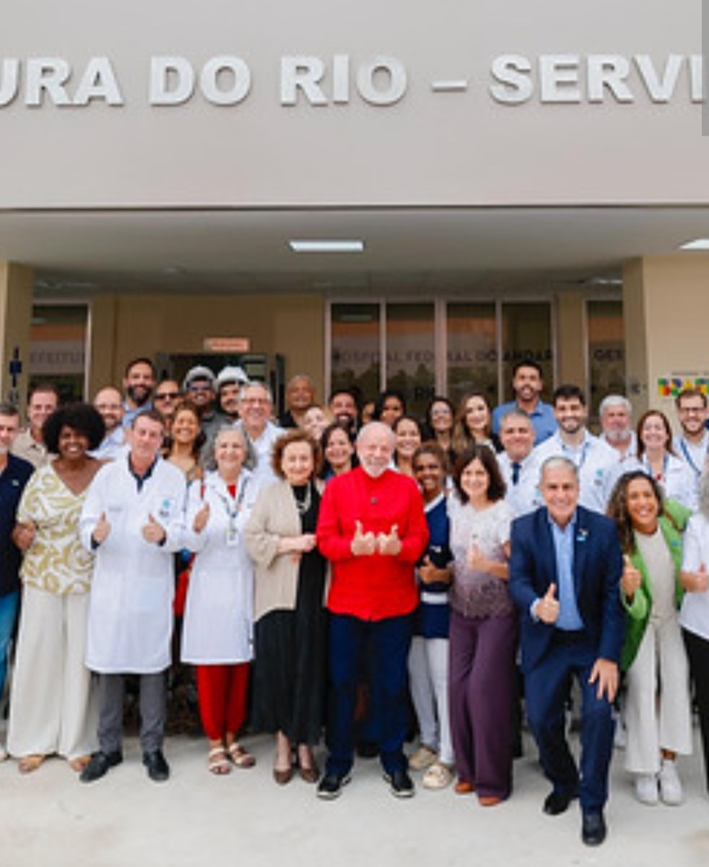 Lula e Daniel Soranz inauguraram o setor de trauma e clínica médica no novo Hospital Federal do Andaraí, no Rio