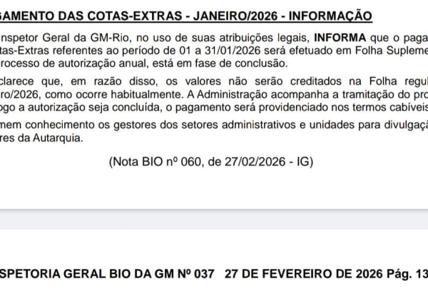 Guardas Municipais do Rio protestam contra atraso no pagamento de horas extras