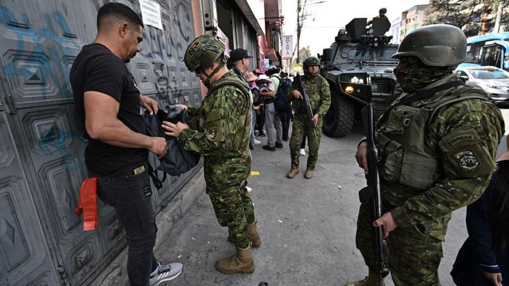 75 mil militares mobilizados: Equador lança ofensiva contra cartéis com apoio dos EUA
