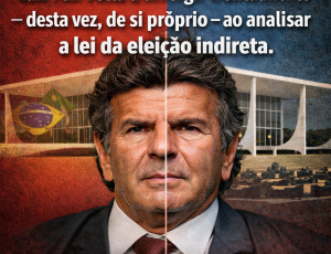Assim como no julgamento do golpe, Luiz Fux volta a divergir frontalmente — desta vez, de si próprio — ao analisar a lei da eleição indireta