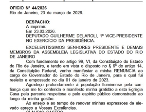 Justiça Eleitoral e sua justiça tardia e vergonhosa:  Castro renuncia antes da cassação