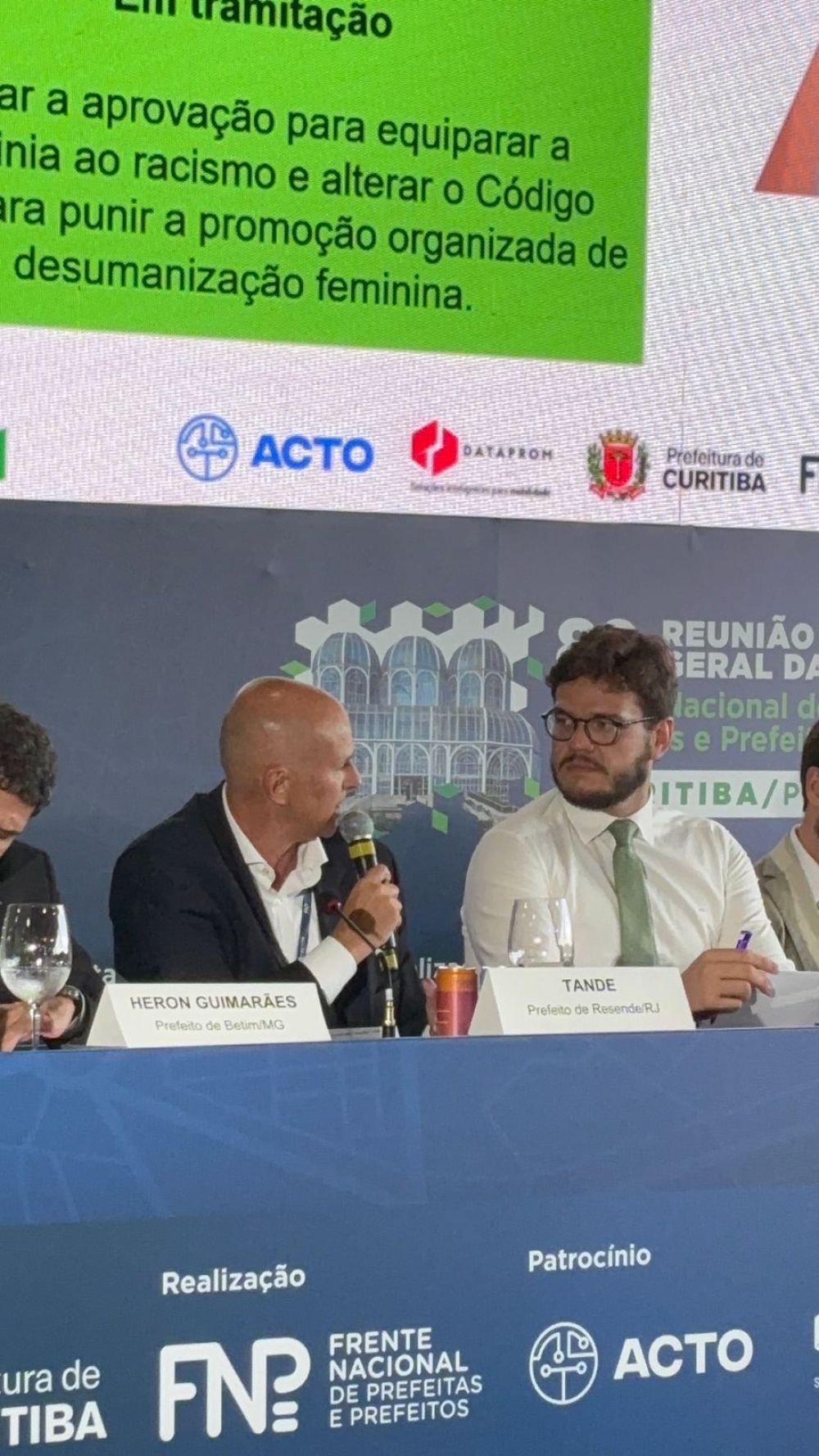 Prefeito Tande Vieira participa da 89ª Reunião Geral da Frente Nacional de Prefeitas e Prefeitos, em Curitiba